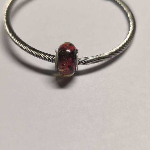 Silver Christmas Charm for Pandora Style Bracelet - Picture 2 of 5